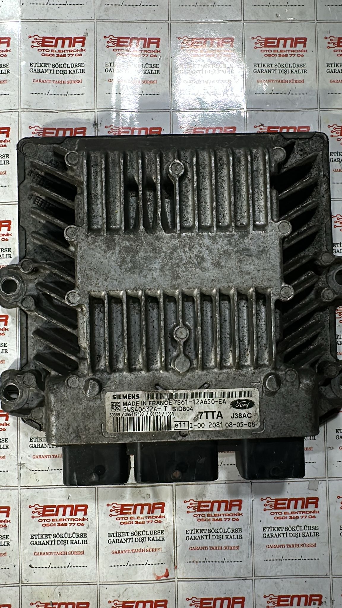 FORD FİESTA 1.4 TDCİ DİZEL MOTOR BEYNİ 7S61-12A650-EA